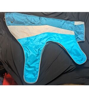 Arcadia Trail 3 in 1 Dog Coat XL Blue Tan Water Resistant Insulated